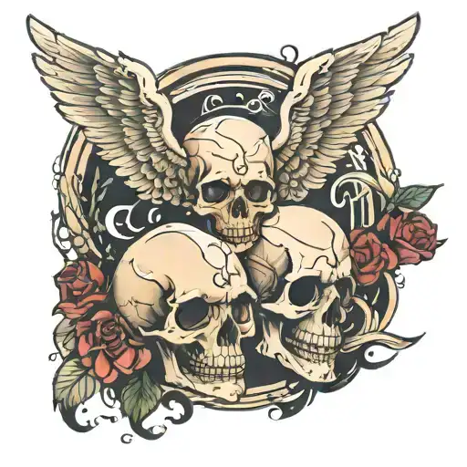 Skull And Angel