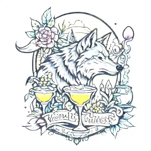 Wanderlust With Wolf And Cocktail