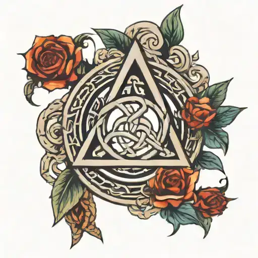 Gungnir And Celtic Triquetra