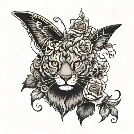 Animal Gothic Flowers