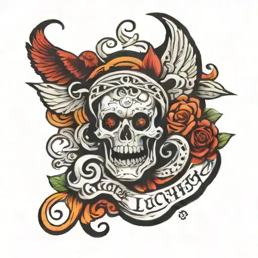 Luchito In Dark Lettering