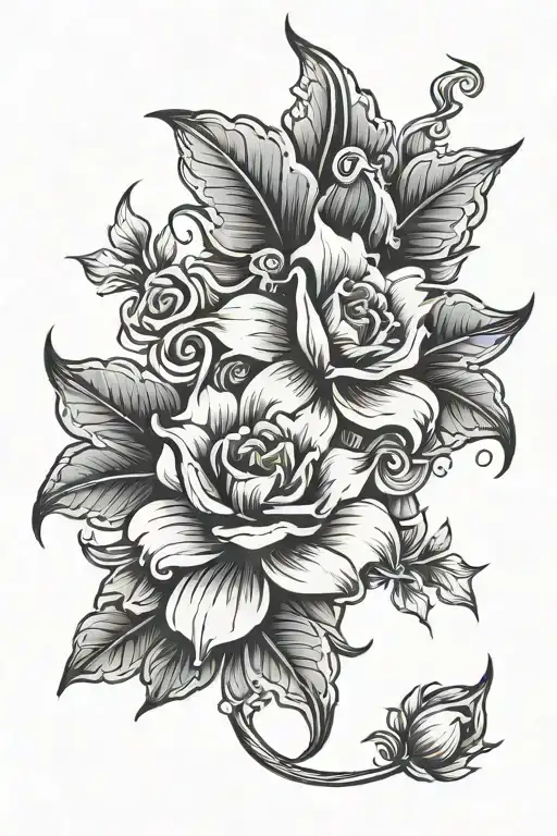 Glory Simple Black And White