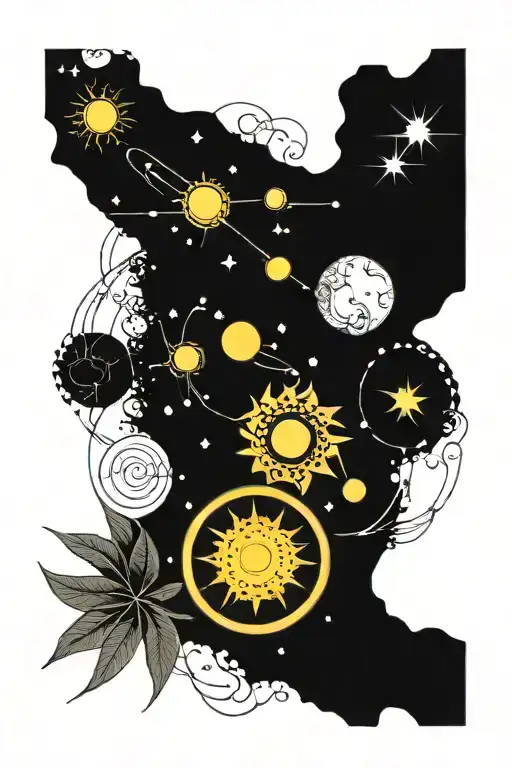 Hawaiian Solar System Infinity Symbol