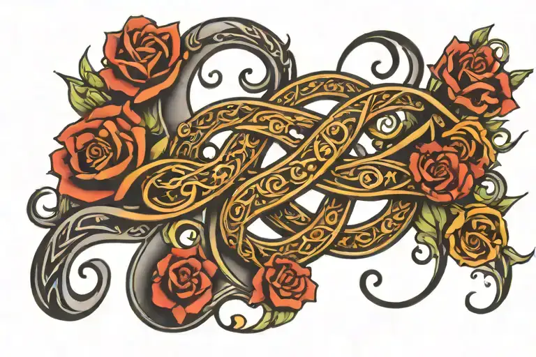 Infinity Symbol With Letters