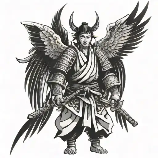 Gesha Samurai With Wings Made