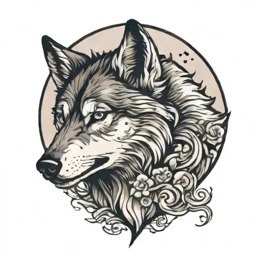 Wolf Howling At The Moon