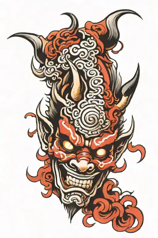 Japanese Demon Mask