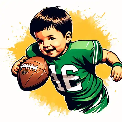 Child Playing Football