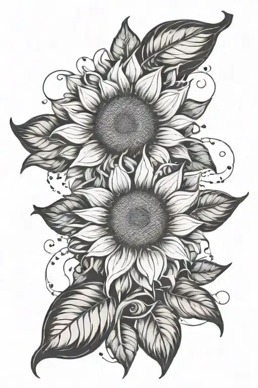 Seratonin Molecule Sunflower