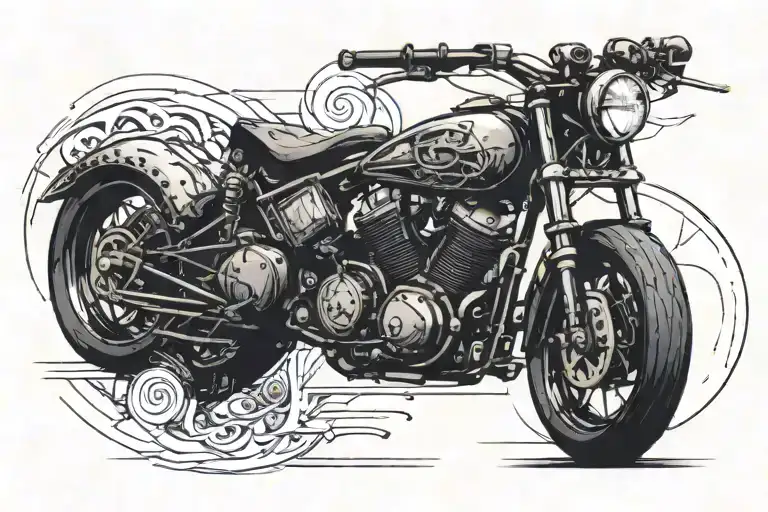 Shwinn Tank Bike With A Full Moon Inside The Front Wheel