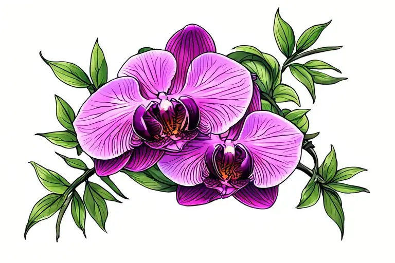 Orchid Vine Wrapping