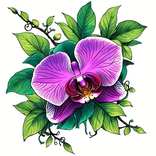 Orchid Vine Wrapping