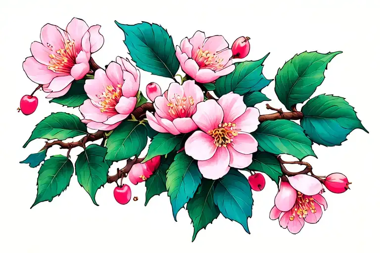 Cherry Blossom Vine Wrapping