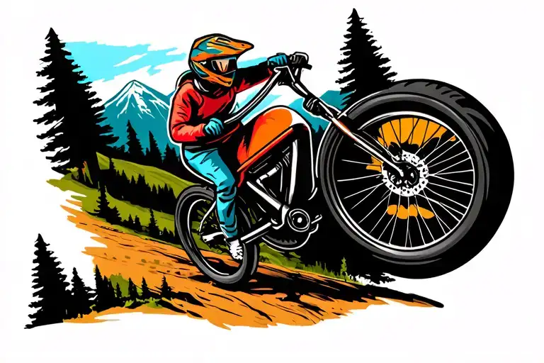 Girly Mountain Biker