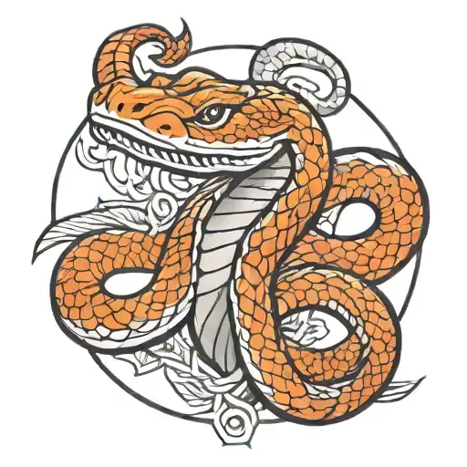 Let's Trot And Snake Wrapped