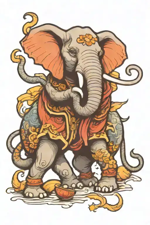 Elephant Fighting Mouse