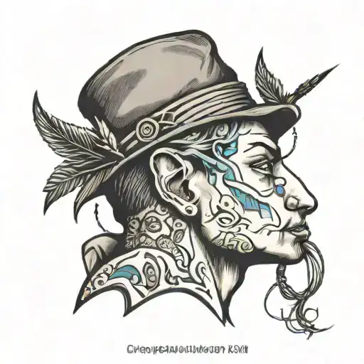 Dear Head With Arrow Piercing