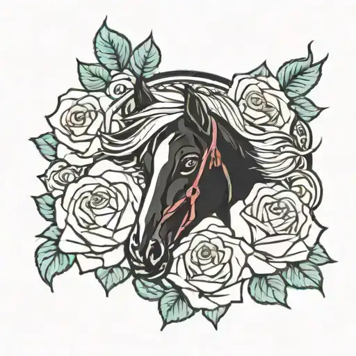 Black Hourse Mini Roses