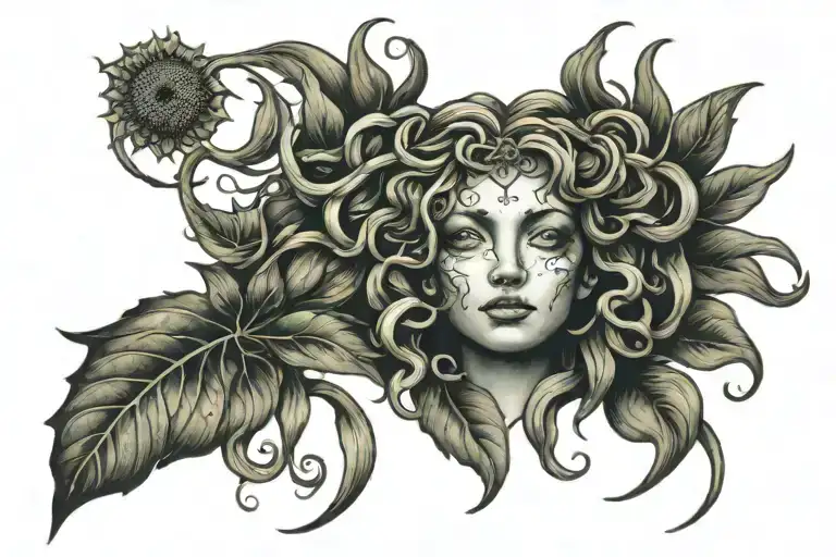 Medusa Astronomy Sunflower