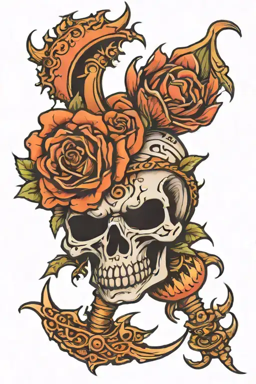 Funny American Traditional Tatoo For Someone Who Works In Health And Safety