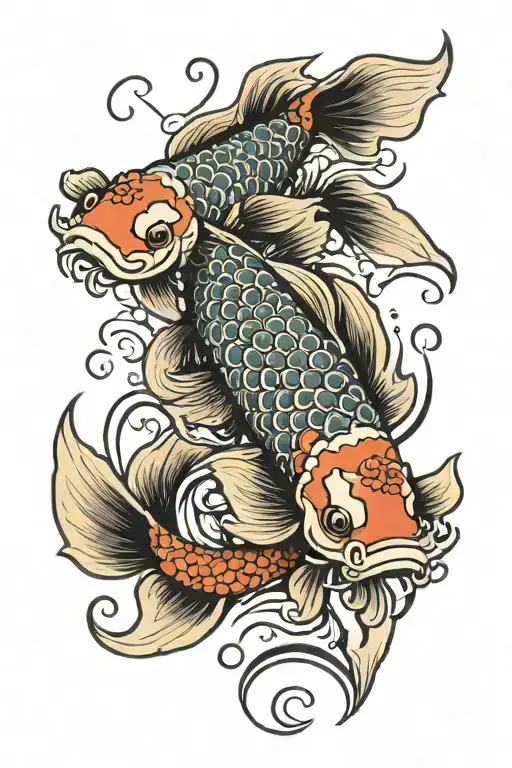 Japanese Koi Fish