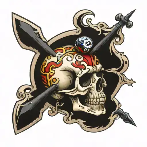 Skull And Pool 8 Ball