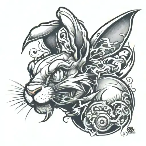 Bugs Bunny Rabbit Smoke Coming