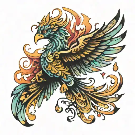 Phoenix Flying Up