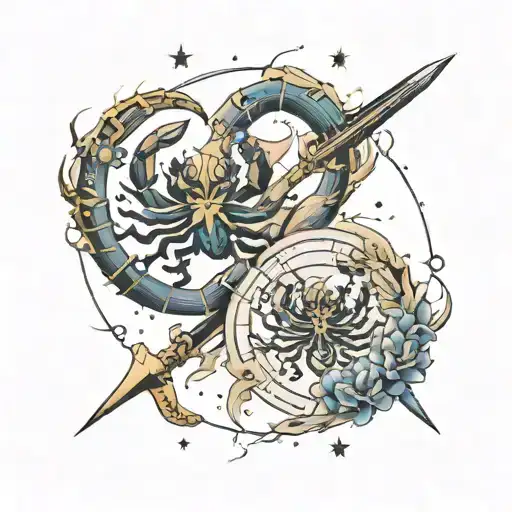 Scorpio And Sagittarius In The Universe