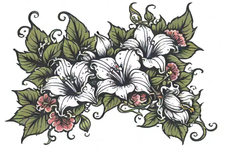 Bloody Morning Glory Vine