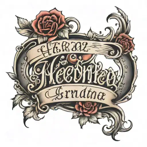 Childrens Names Written Fine Line Art