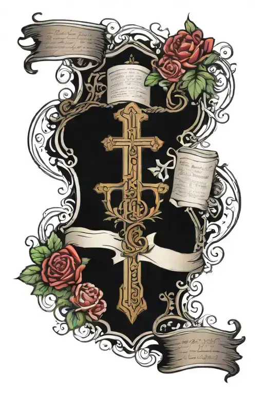 Bible Scripture Designs Embedded Within