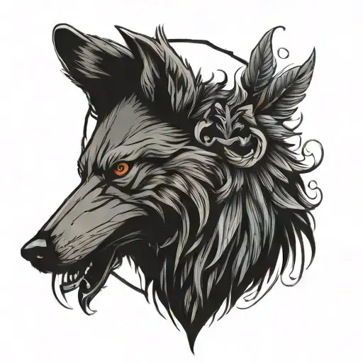 Wolf And Raven