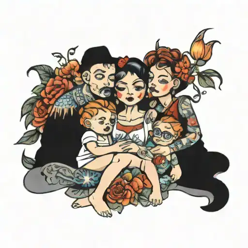 Family With Three Kids