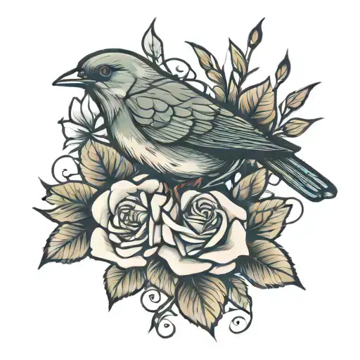 Bird Rose