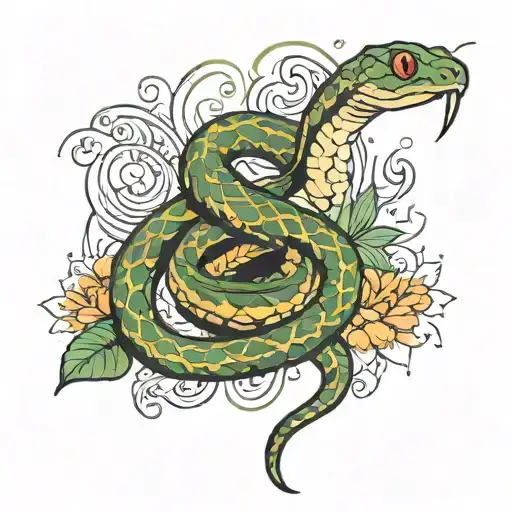 Vertical Snake Coming