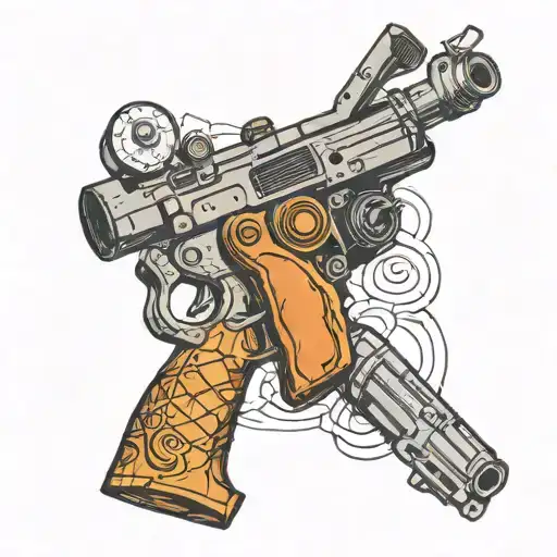 Prc 152 Radio Pointing Gun At Itself