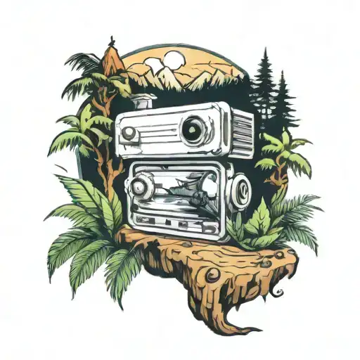 Cctv Camera Mountain Jungle River