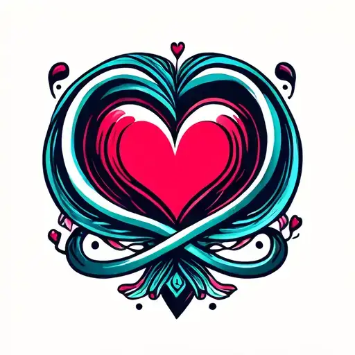 Infinity Symbol With Heart