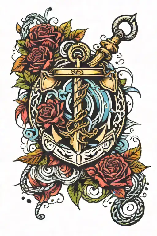 Nautical Elements Like Anchors