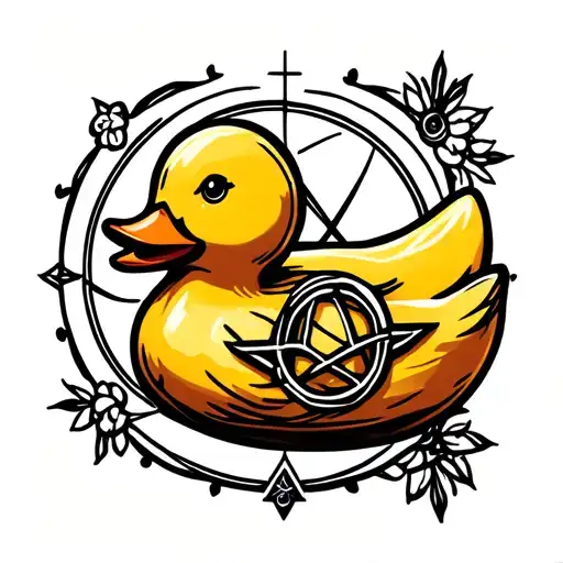 Rubber Duck Wiccan Symbol