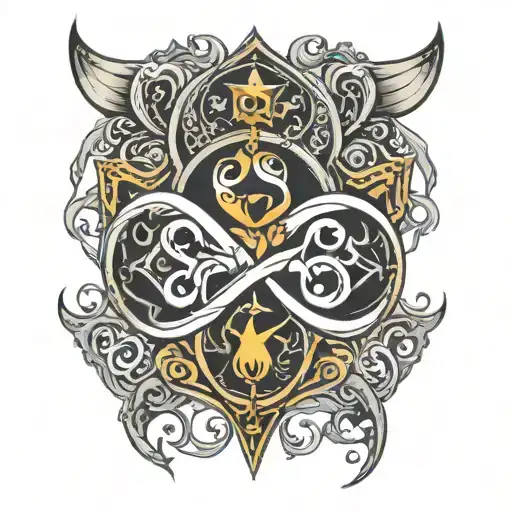 Karma Symbol Intertwined