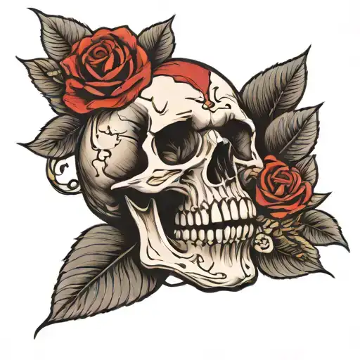 Skull Roses
