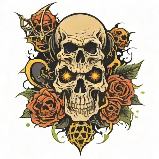 Dark Skull Bio Hazard Nuclear Bomb