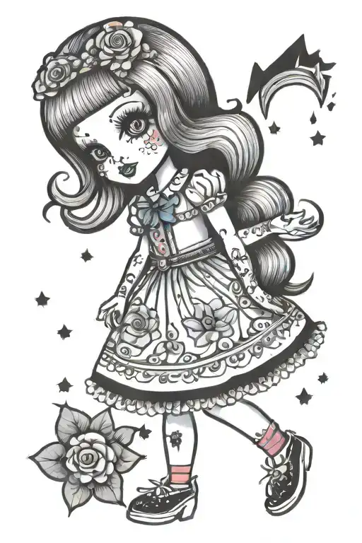 Rainbow Bright Doll Standing Tall