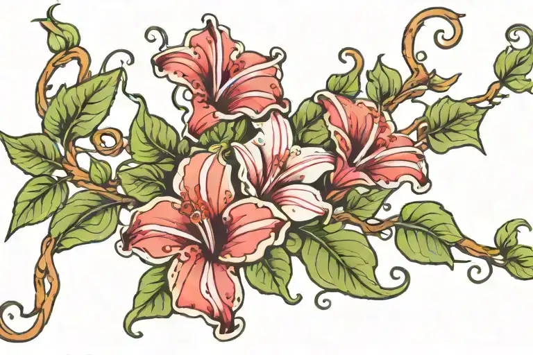 Bloody Morning Glory Vine