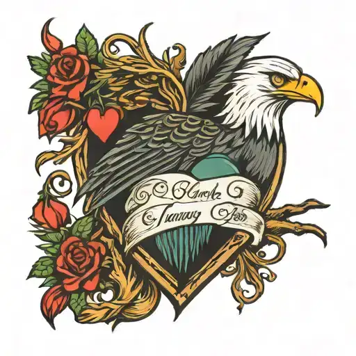 Eagle Claws On The Heart On The Family Tree Born At 77