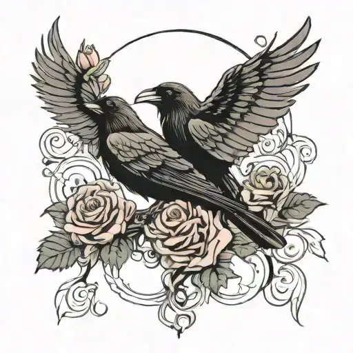 Raven Book Rose Intertwined