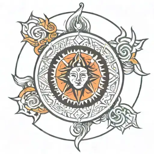 Shiva Chakra Symbols