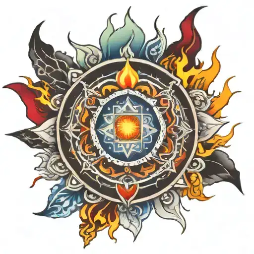 7 Chakras Breathing Fire